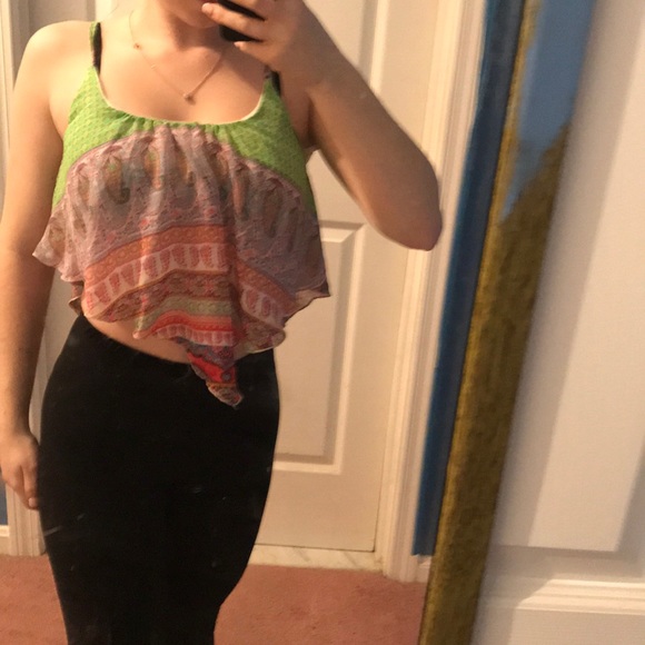 Colorful crop top - Picture 2 of 4